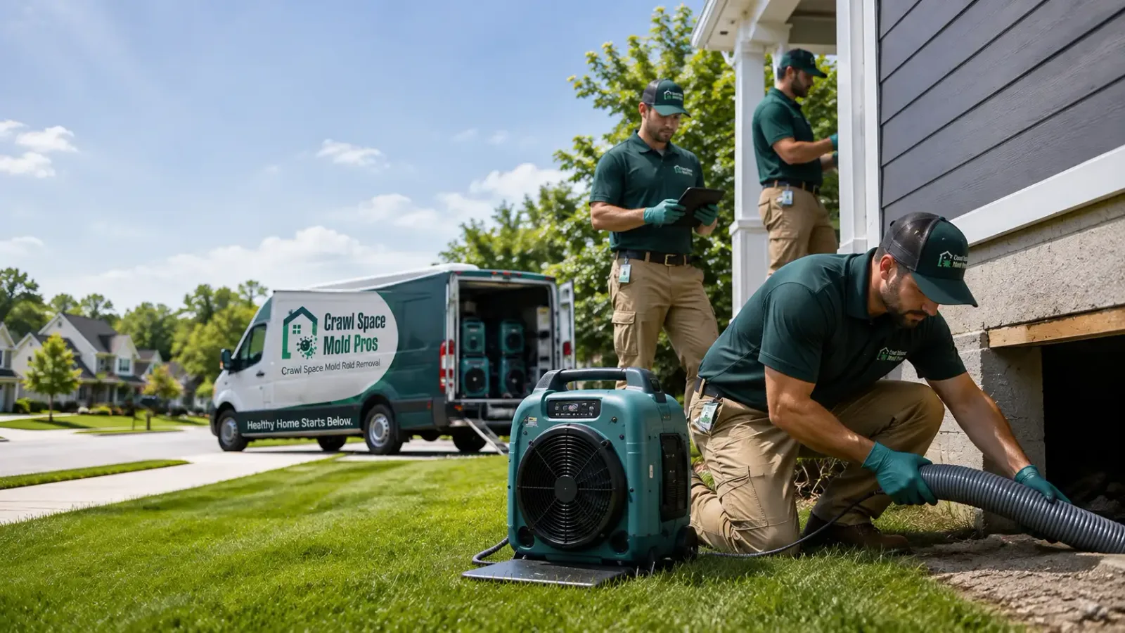 Crawl Space Mold Removal in West Townsend, MA